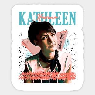 Bikini Kill // Kathleen Hanna Fan Art Retro Design // Vintage Sticker